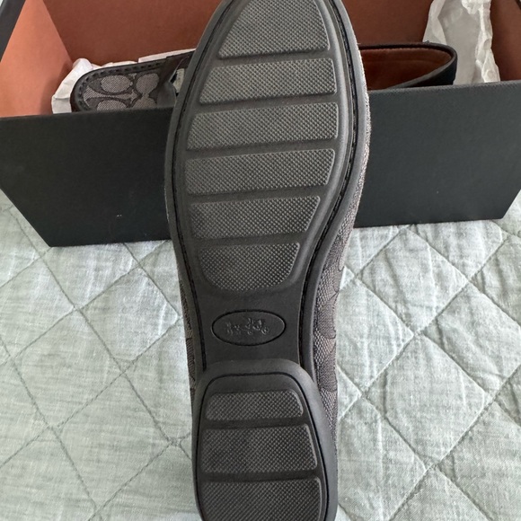 Coach Gray and Black Loafers - Picture 2 of 4